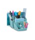 Organizador de sobremesa cep riviera plastico 8 departamentos color verde agua 143x158x93 mm