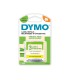 Cinta dymo metalizada letratag 12mm x 4mt papel blanco plastico amarillo metalica plata pack de 3