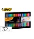 Rotulador bic intesity collection estuche de 32 unidades colores surtidos