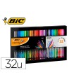 Rotulador bic intesity collection estuche de 32 unidades colores surtidos