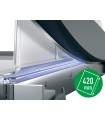 Cizalla de palanca leitz precision office pro a3 base cristal longitud corte 457 mm capacidad de corte 25 hojas