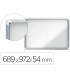 Vitrina de anuncios nobo premium plus magnetica con puerta corredera 8 x din a4 689x972x54 mm
