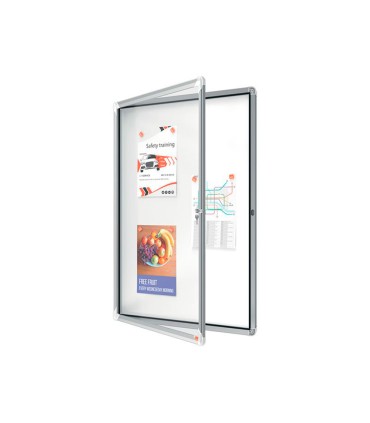 Vitrina de anuncios nobo premium plus magnetica de exterior 9 x din a4 1000x752x45 mm