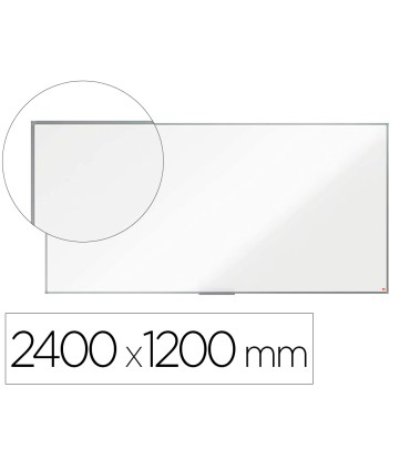 Pizarra blanca nobo premium plus melamina 2400x1200 mm