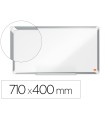 Pizarra blanca nobo premium plus acero lacado formato panoramico 32\" magnetica 710x400 mm