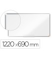 Pizarra blanca nobo premium plus acero vitrificado formato panoramico 55\" magnetica 1220x690 mm