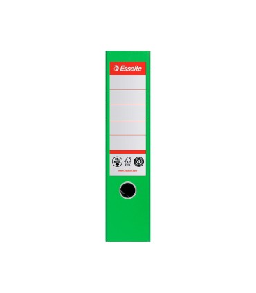 Archivador de palanca esselte n 1 co2 neutral din a4 carton forrado lomo 75 mm verde vivida