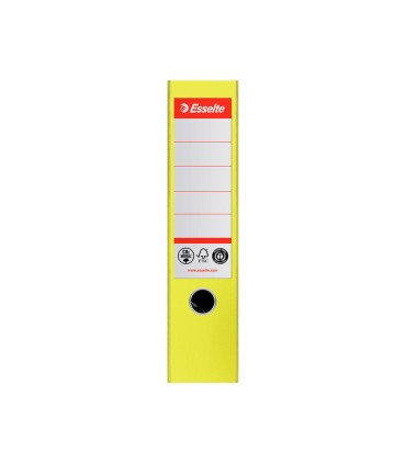 Archivador de palanca esselte n 1 co2 neutral din a4 carton forrado lomo 75 mm amarillo vivida