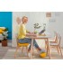 Reposapies de escritorio leitz active ergo cosy color amarillo 260x140x405 mm