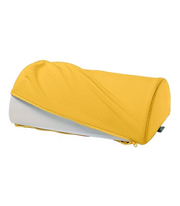 Reposapies de escritorio leitz active ergo cosy color amarillo 260x140x405 mm