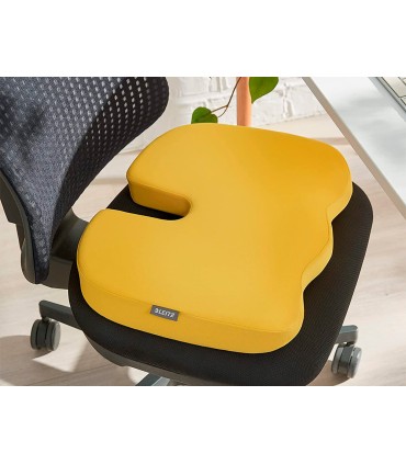 Cojin de asiento leitz active ergo cosy color amarillo