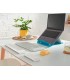 Reposamunecas leitz ergo cosy para teclado ajustable color gris