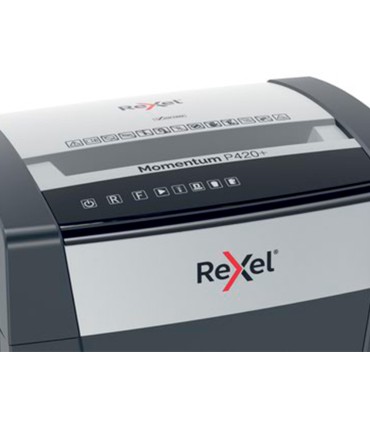 Destructora de documentos rexel momentum extra p420 capacidad corte 20 h p4 destruye grapas clips cd y