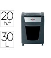 Destructora de documentos rexel momentum extra p420+ capacidad corte 20 h p4 destruye grapas clips cd y