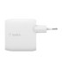 Cargador domestico belkin wcb002vfwh doble usb a boost charge 12wx2 color blanco