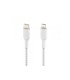 Cable trenzado belkin caa004bt1mwh usb c a lightning boost charge largo 1 m color blanco