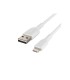 Cable lightning belkin caa001bt2mwh a usb a boost charge longitud 2 m color blanco