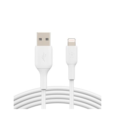 Cable lightning belkin caa001bt2mwh a usb a boost charge longitud 2 m color blanco