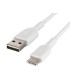 Cable belkin cab001bt2mwh usb c a usb a boos charge longitud 2 m color blanco