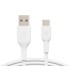 Cable belkin cab001bt2mwh usb c a usb a boos charge longitud 2 m color blanco