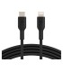 Cable belkin caa003bt1mbk usb c a lightning boost charge longitud 1 m color negro