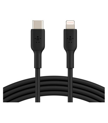 Cable belkin caa003bt1mbk usb c a lightning boost charge longitud 1 m color negro