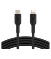 Cable belkin caa003bt1mbk usb-c a lightning boost charge longitud 1 m color negro