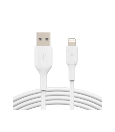 Cable belkin caa001bt1mwh lightning a usb a boost charge longitud 1 m color blanco