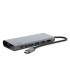 Adaptador belkin avc008btsgy multipuerto usb c a ethernet usb c usb a hdmi sd color gris