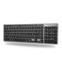 Teclado ngs fortune multimode inalambrico 12 teclas multimedia color aluminio 364x116x14 mm