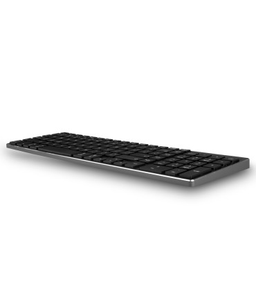 Teclado ngs fortune multimode inalambrico 12 teclas multimedia color aluminio 364x116x14 mm