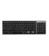 Teclado ngs fortune multimode inalambrico 12 teclas multimedia color aluminio 364x116x14 mm