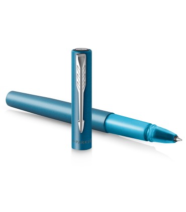 Roller parker vector xl azul teal punta fina