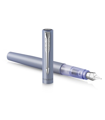 Pluma parker vector xl silver blue plumin f