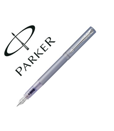 Pluma parker vector xl silver blue plumin f