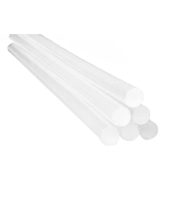 Barra termofusible liderpapel de 11 mm de diametro x 200 mm de largo blister de 6 unidades