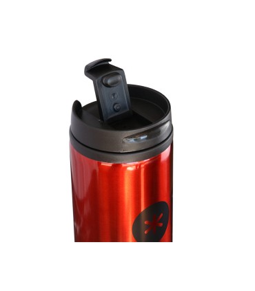 Vaso antartik acero inoxidable con tapa dosificador de seguridad y base acolchada 290 ml color rojo