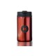 Vaso antartik acero inoxidable con tapa dosificador de seguridad y base acolchada 290 ml color rojo