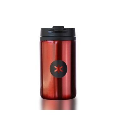 Vaso antartik acero inoxidable con tapa dosificador de seguridad y base acolchada 290 ml color rojo