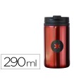 Vaso antartik acero inoxidable con tapa dosificador de seguridad y base acolchada 290 ml color rojo