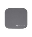 Alfombrilla para raton fellowes con proteccion microban color gris 226x192x3 mm