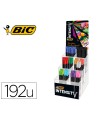 Rotulador bic intensity fine punta de fibra 0,4 mm expositor 192 unidades colores surtidos 160x130x345 mm