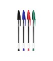 Boligrafo bic cristal mega tubo 16+4 unidades colores surtidos 8 azules / 5 negros / 4 rojos/ 3 verdes