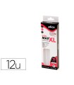 Barra termofusible plico cola max xl baja temperatura 11,5 mm de diametro x 200 mm de alto blister de 12 unidades