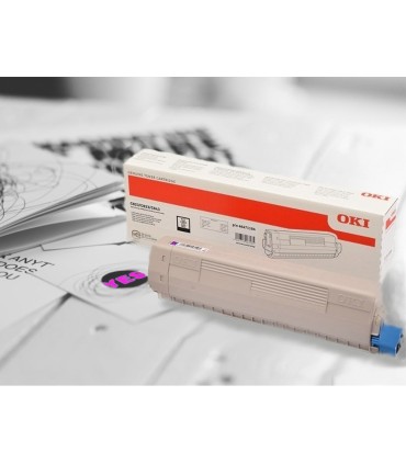 Toner oki laser 46471102 c823dn magenta 7000 paginas