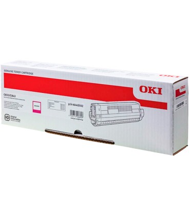 Toner oki laser 46443102 c833 c843 magenta 10000 paginas