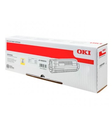 Toner oki laser 46443101 c833 c843 amarillo 10000 paginas