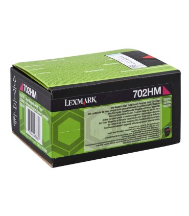 Toner lexmark laser 702hme cs310dn cs410 dn magenta 3000 paginas