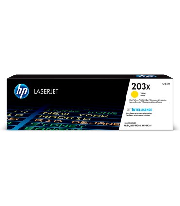 Toner hp laserjet 203x m254dw 280nw 281fdw amarillo 2500 paginas