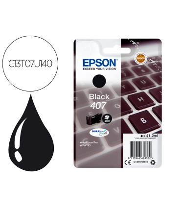 Ink jet epson 407l clavier wf 4745 series negro 2900 paginas